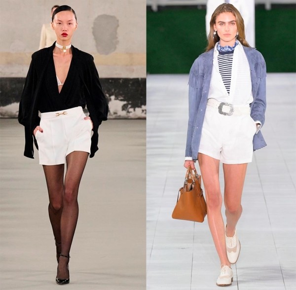С чем носить белые шорты: лучшие образы и идеи
